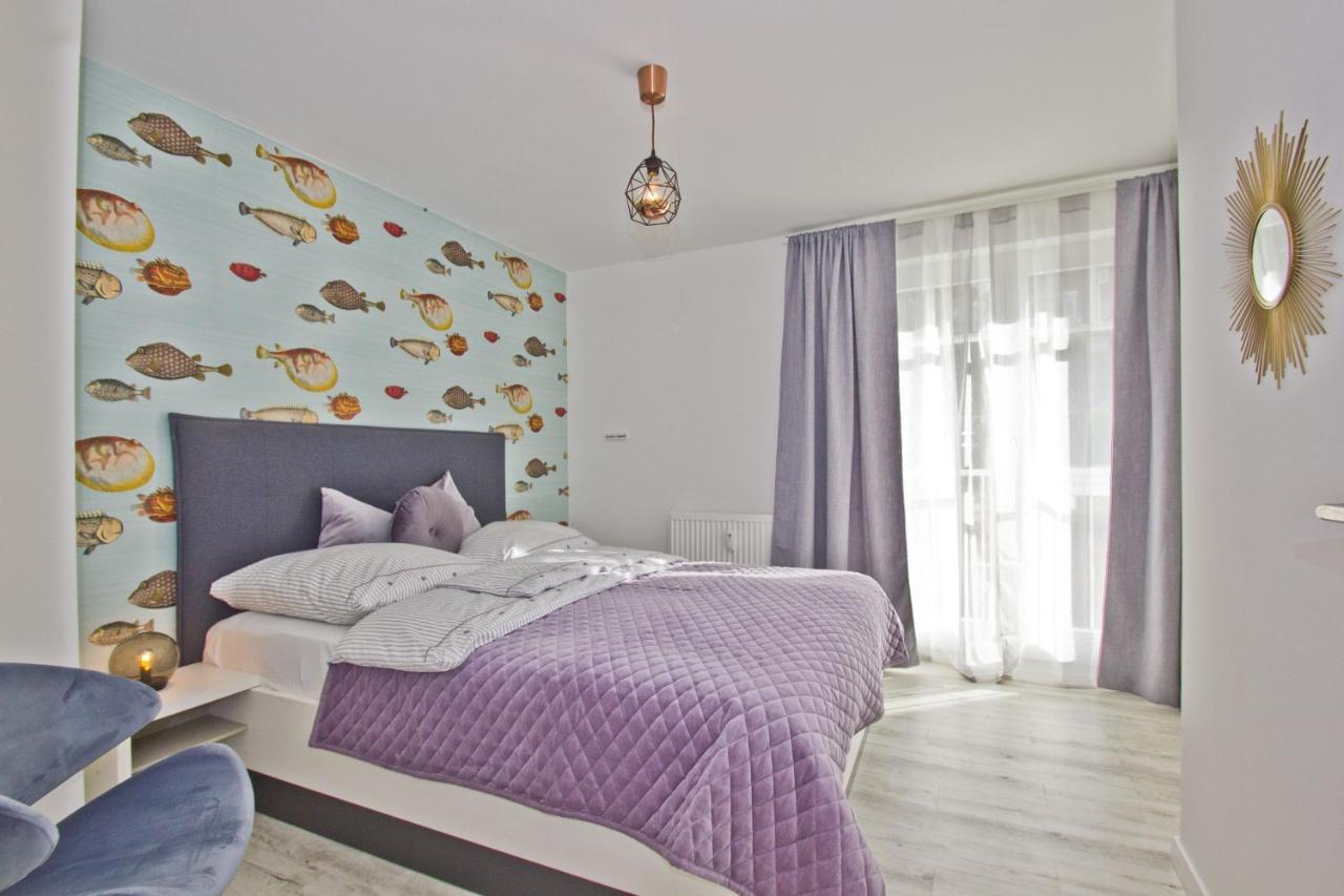 Ferienwohnung Mit Balkon Und Meerblick - Ferienresidenz Zwei Bodden Fewo 1-4 Lietzow Bagian luar foto